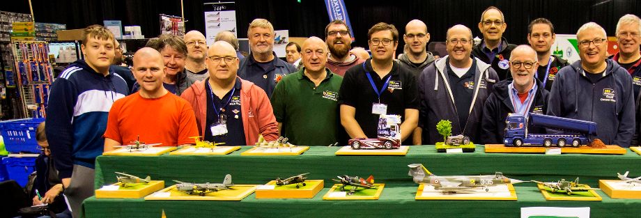 The 'crew' at ScaleModelWorld 2019