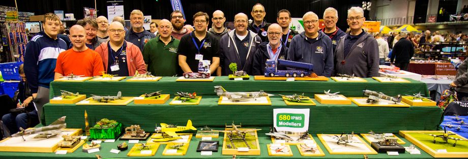 The 'crew' at ScaleModelWorld 2019