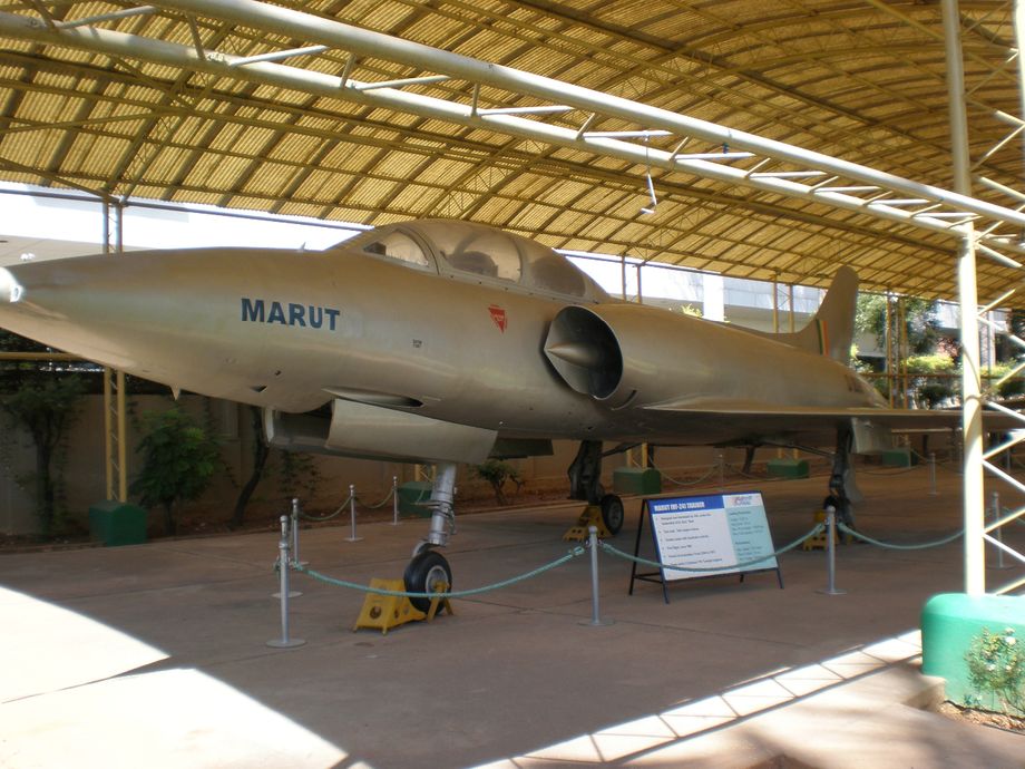 A HAL Marut, the first indigenous Indian jet fighter (This is an HF-24 two-seat trainer version) designed and built with assistance from Kurt Tank, - yes THE Kurt Tank. First flown 1961.